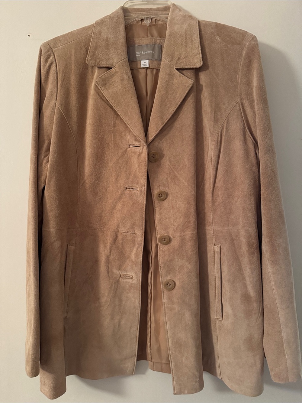 Suede blazer
